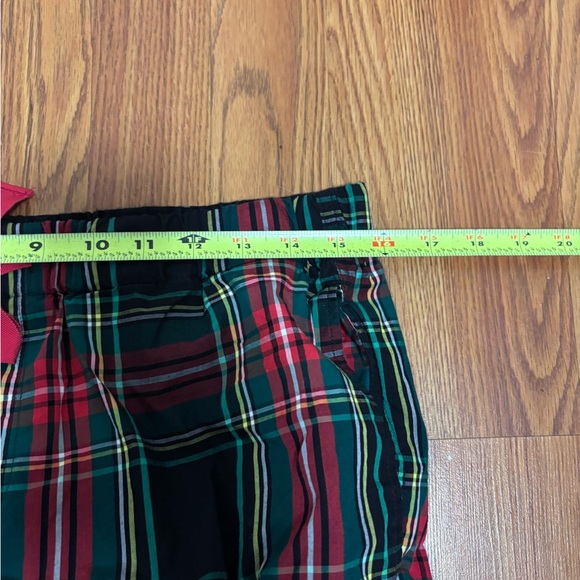 J. Crew Long-sleeve cotton poplin pajama set in black Stewart tartan - Picture 6 of 10